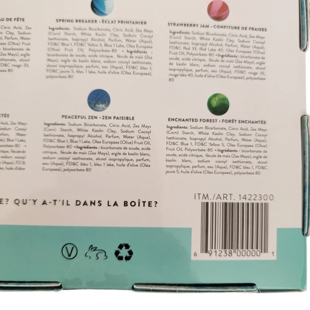 🛑 2 / $40 Sale! Naturally Vain Handmade Natural Bathbombs 9 count NWT